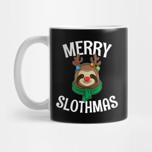 Gift For Sloth Lovers Merry Slothmas Mug